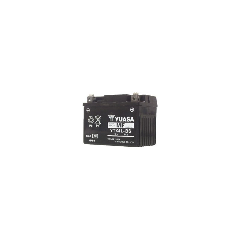 BATTERIE MOTO YUASA YTX4L-BS 