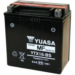 BATTERIE MOTO YUASA YTX16-BS