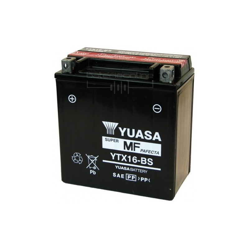 BATTERIE MOTO YUASA YTX16-BS