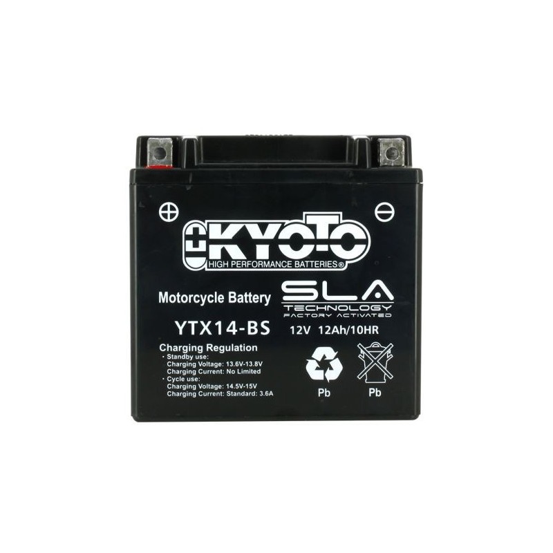 BATTERIE MOTO KYOTO YTX14-BS 12v 12Ah