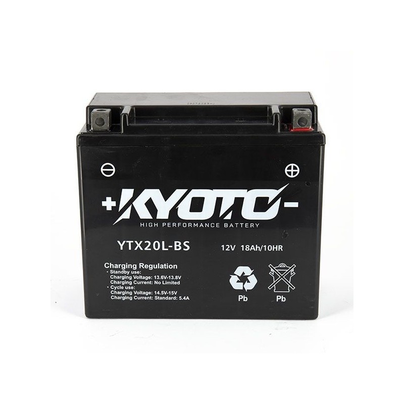 BATTERIE MOTO KYOTO YTX20L-BS