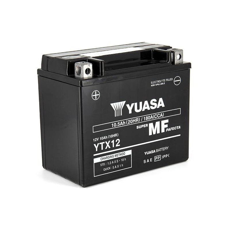 BATTERIE MOTO YUASA YTX12BS