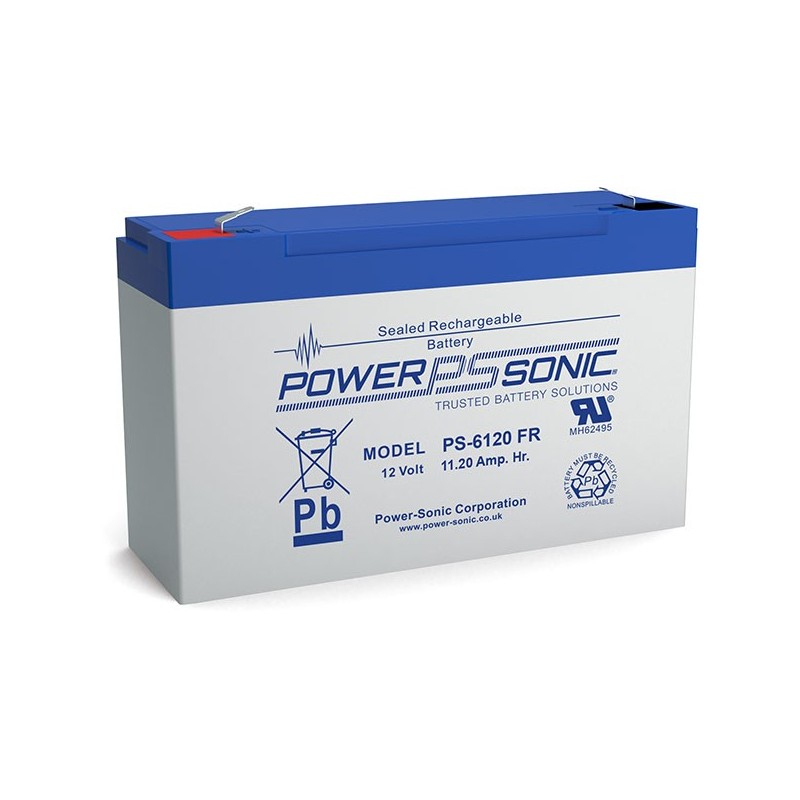 BATTERIE POWERSONIC 6V 12AH PS-6120 V0