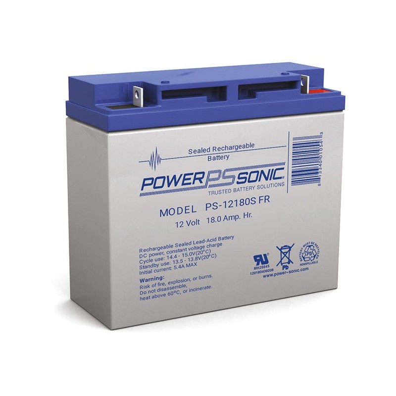 BATTERIE PB AGM POWERSONIC 12V 18Ah  PS-12180V0