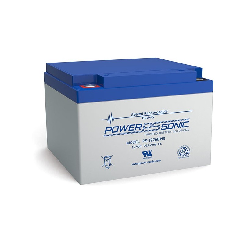 BATTERIE PB AGM POWERSONIC 12V 26Ah PS-12260