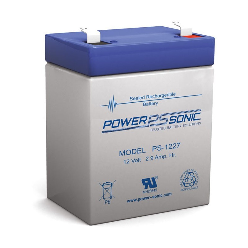 BATTERIE AGM POWERSONIC PS-1229 12V 2.9Ah Rocket