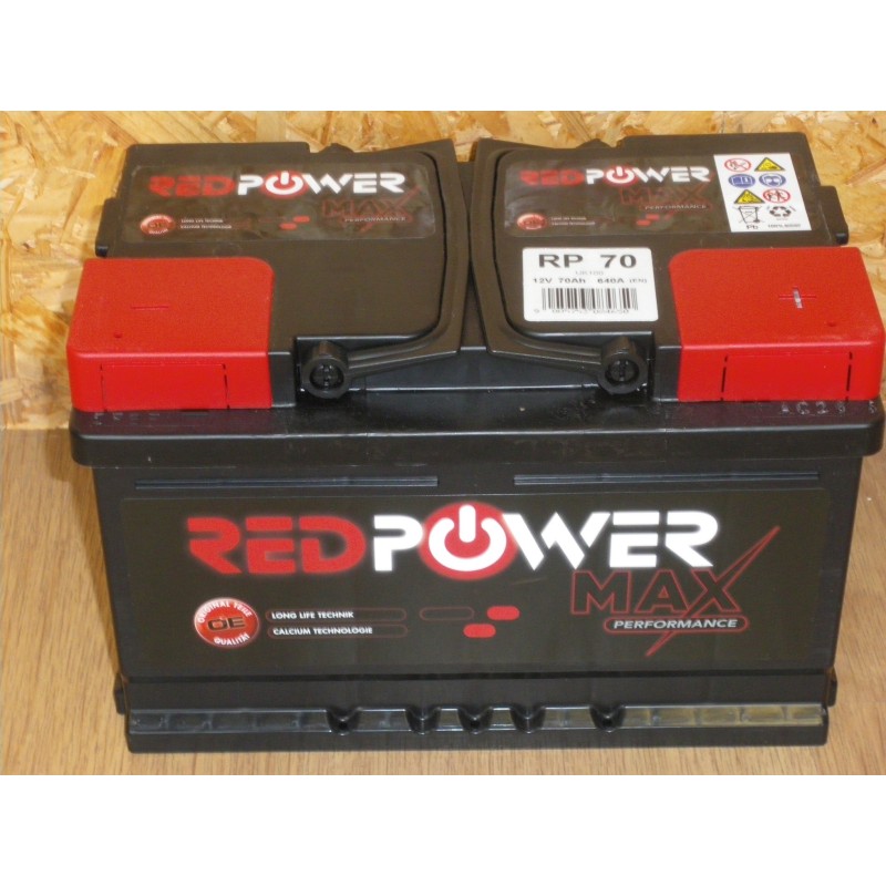 BATTERIE BANNER RED POWER 12V 70AH 640A