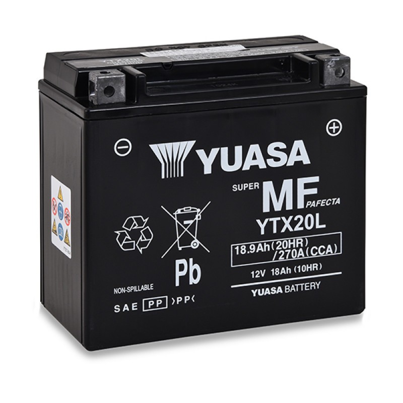 BATTERIE MOTO YUASA YTX20L