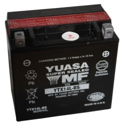 BATTERIE MOTO YUASA YTX14L-BS