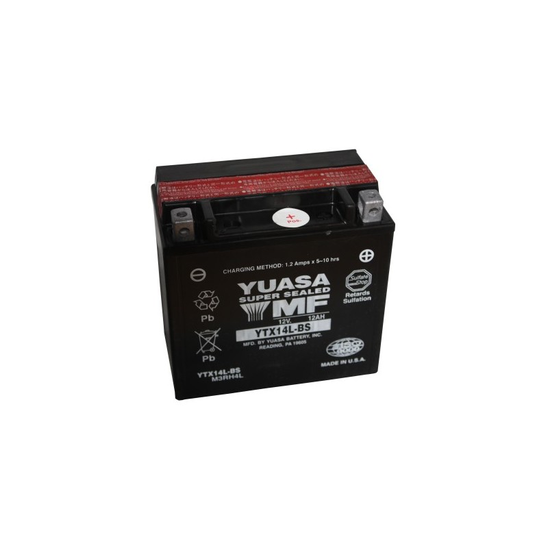 BATTERIE MOTO YUASA YTX14L-BS