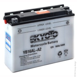 BATTERIE MOTO KYOTO 12V  16 Ah YB16AL-A2