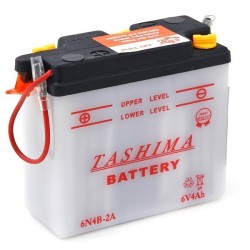 BATTERIE  MOTO TASHIMA 6V 6N4B-2A 