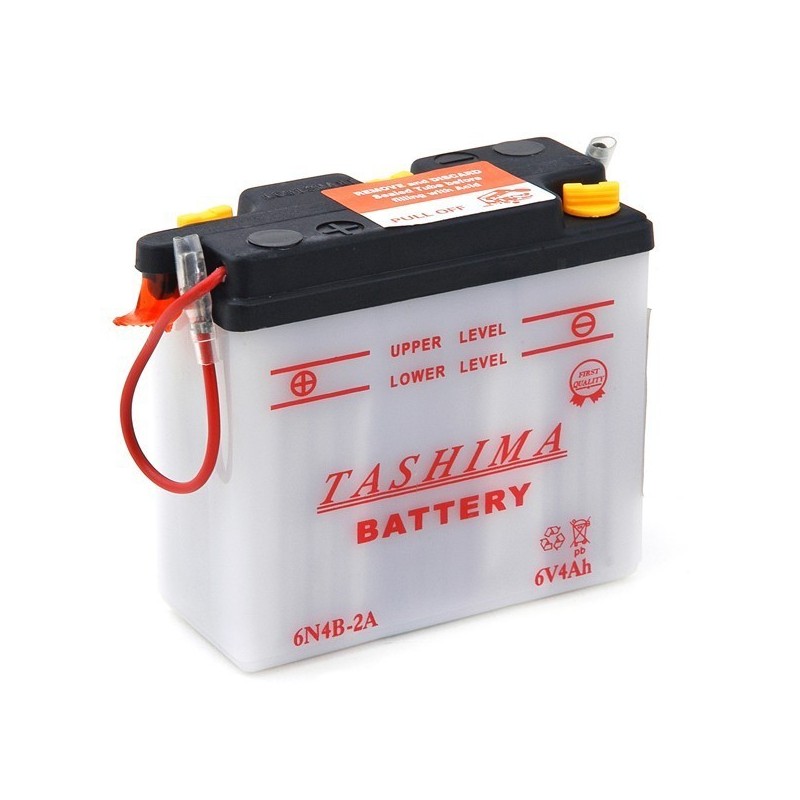 BATTERIE  MOTO TASHIMA 6V 6N4B-2A 