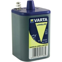 PILE RESSORT 4R25X 6V 7.5Ah VARTA SALINE 