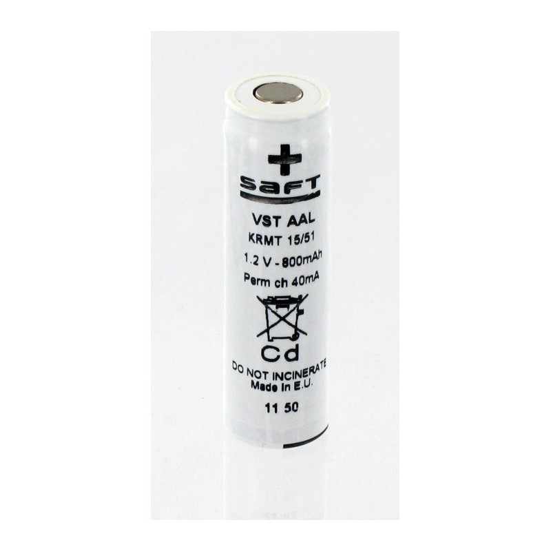 ACCU SAFT NiCd 1.2V 800mAh AA KRMT 15/51