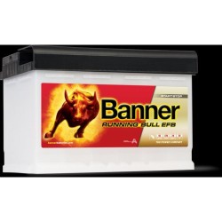 BATTERIE EFB BANNER Running Bull 70Ah 660A