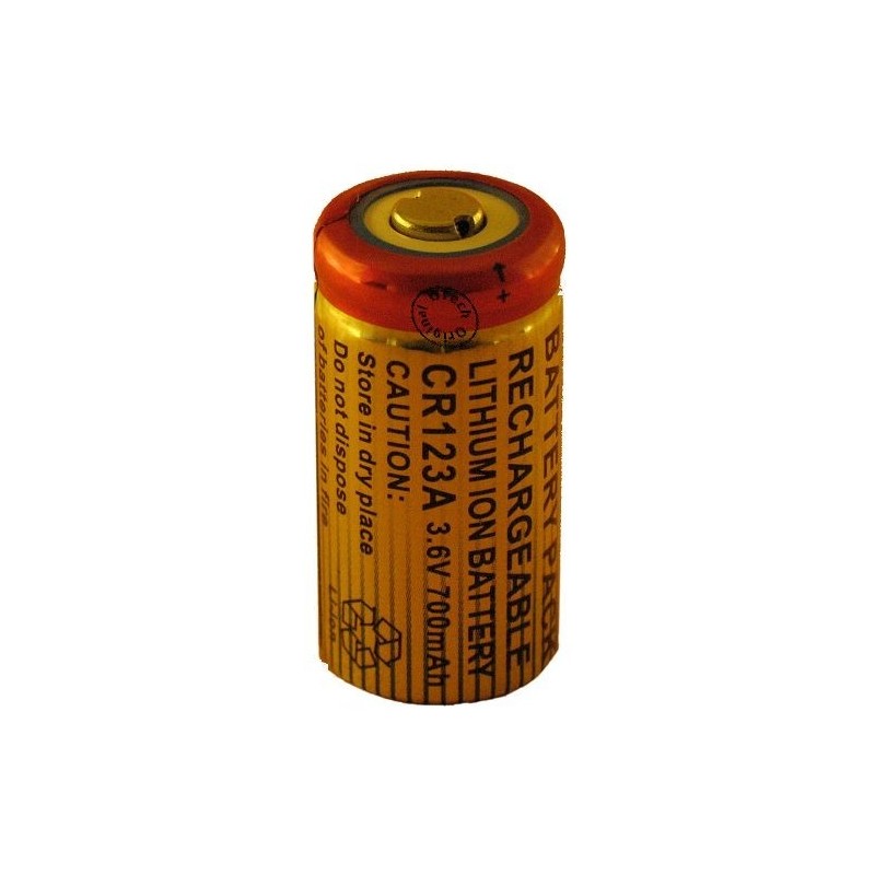 ACCU RECHARGEABLE CR123A LI-ION 3.7V