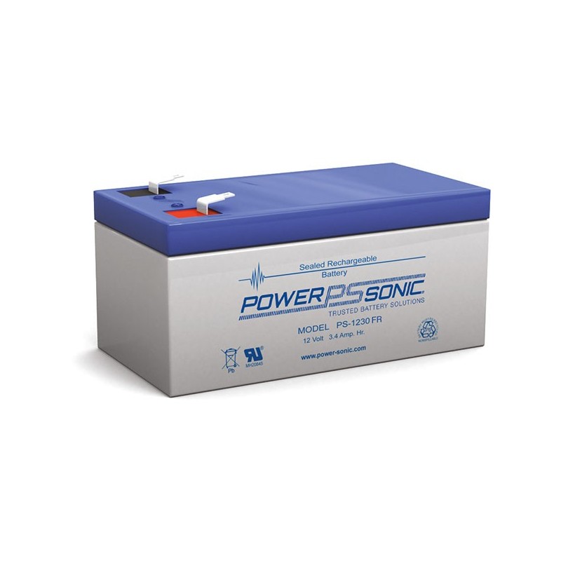 BATTERIE AGM POWERSONIC 12V 3.4Ah V0