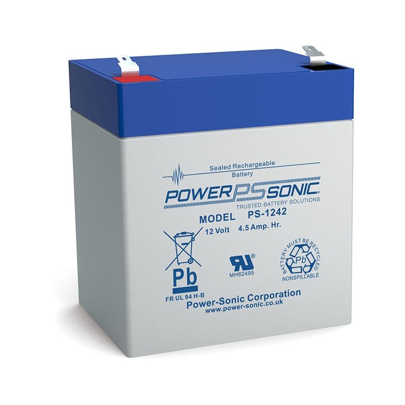 BATTERIE AGM POWERSONIC PS-1242 12V 4.5Ah V0