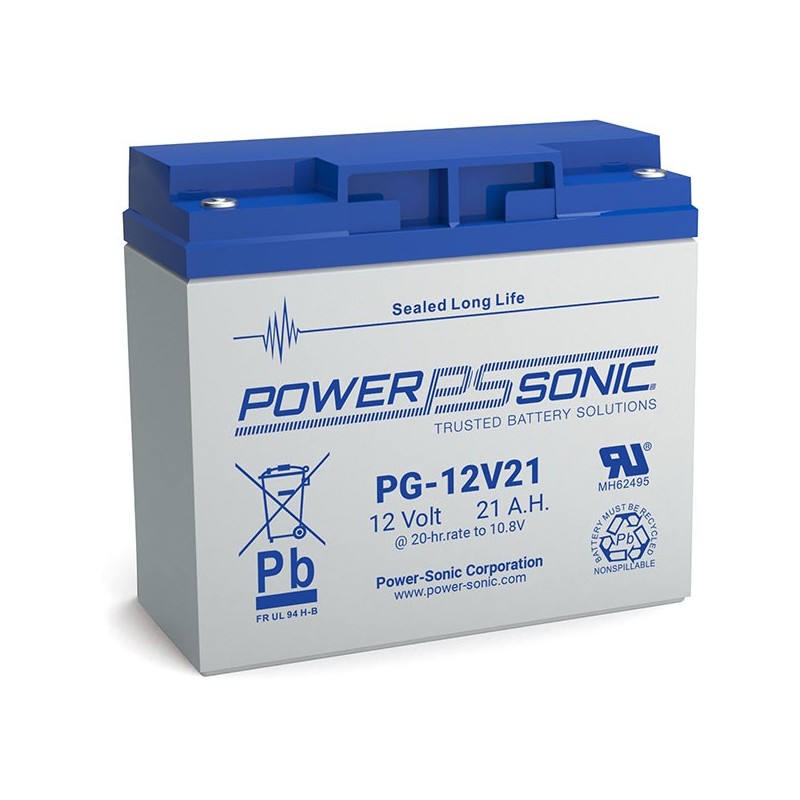 BATTERIE PLOMB ETANCHE POWERSONIC 12V 21Ah