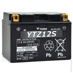 BATTERIE MOTO YUASA YTZ12S 12V 11.6Ah