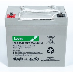 BATTERIE AGM LUCAS LSLC55-12 12V 55Ah