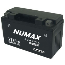 BATTERIE MOTO NUMAX YT7B-4