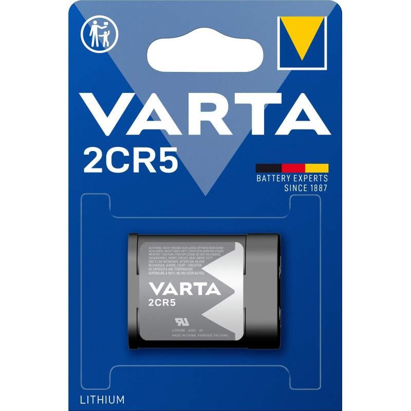 PILE VARTA 2CR5 LITHIUM 6V