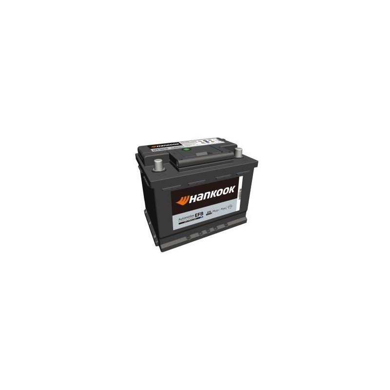 BATTERIE HANKOOK 12V 60AH 640A EFB L2