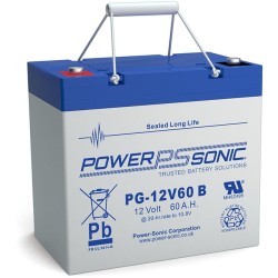 BATTERIE AGM POWERSONIC PG-12V60 12V 60AH 