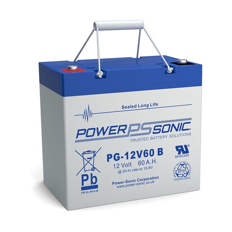 BATTERIE AGM POWERSONIC PG-12V60 12V 60AH 