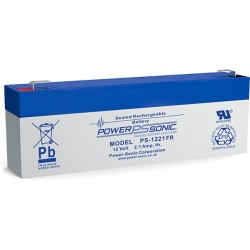 BATTERIE PB AGM POWERSONIC 12V 2.1AH FR